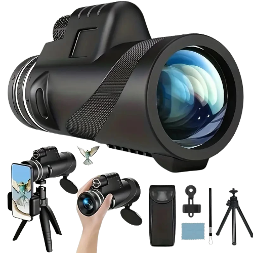 Telescópio Monocular Portátil HD 80x100 - Ideal para suas Aventuras + acessórios