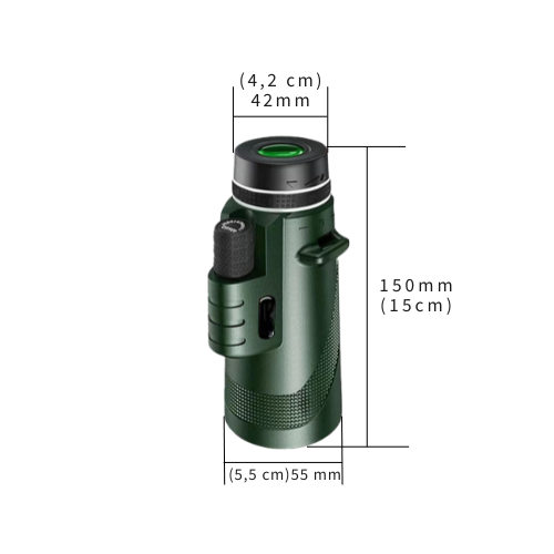 Telescópio Monocular Portátil HD 80x100 - Ideal para suas Aventuras + acessórios